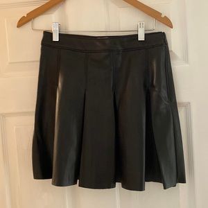 Vegan leather skirt